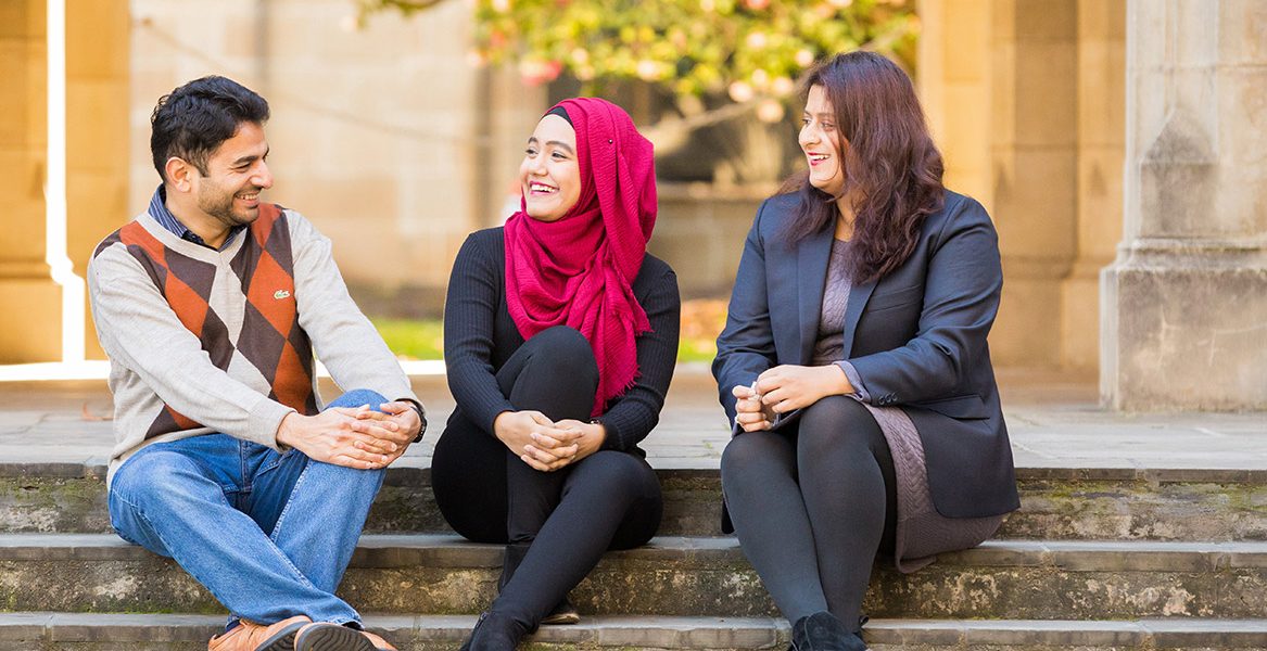 Pakistani scholars on campus in Australia