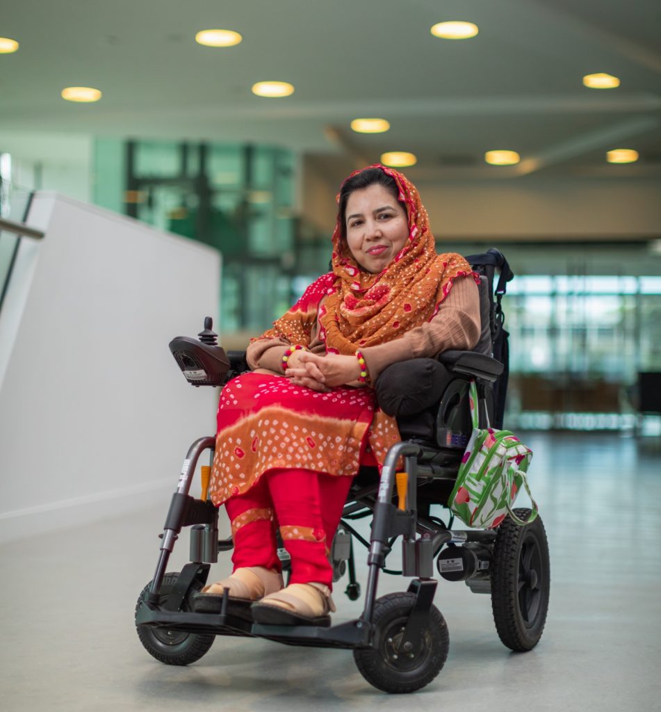 Saira photographed at Flinders University.