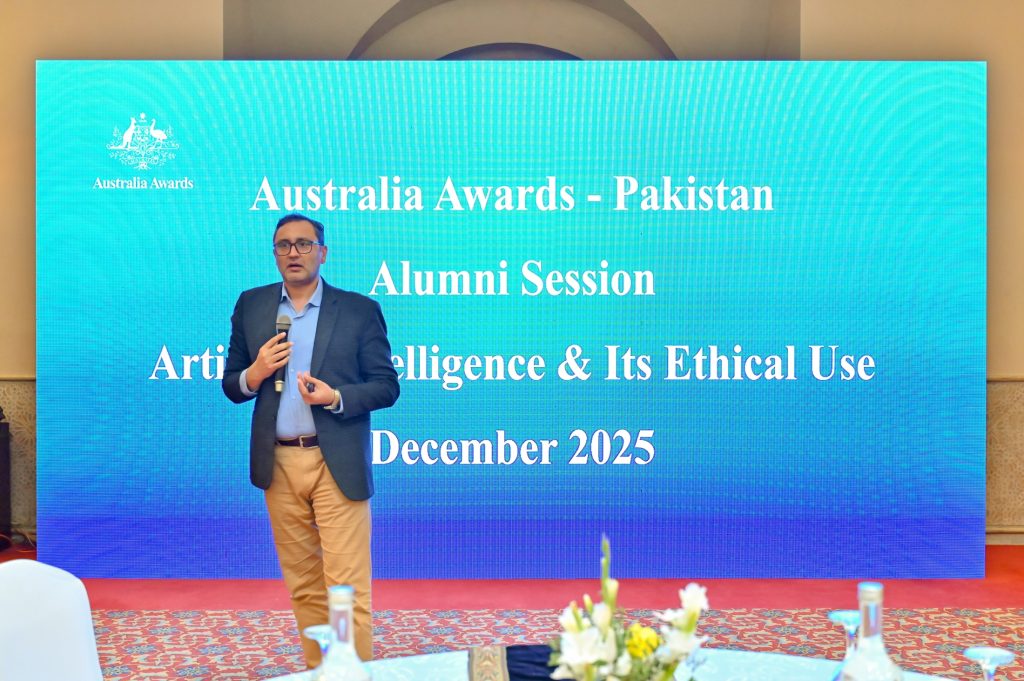 Dr Naveed sharing his insights at the session.