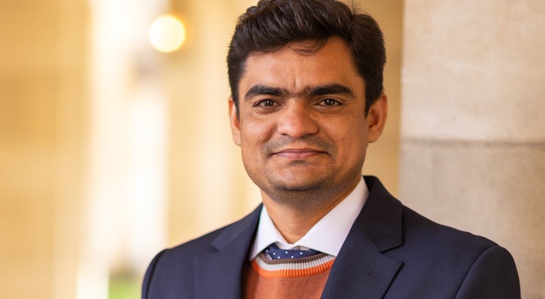 Pakistani Australia Awards scholar outdoors in Melbourne